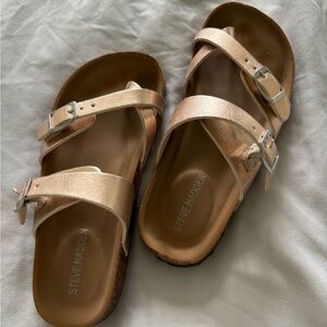 Steve Madden Girl's Beached Flat Sandal Rose Gold